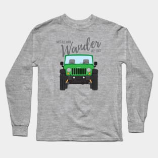 WANDER (green) Long Sleeve T-Shirt